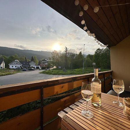 Apartmán s výhledem na Jezerní stěnu Železná Ruda Exteriér fotografie