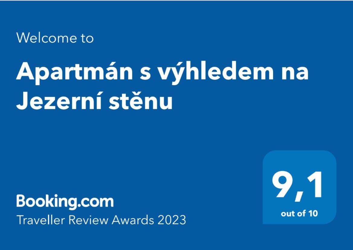 Apartmán s výhledem na Jezerní stěnu Železná Ruda Exteriér fotografie